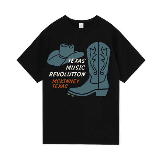 Texas Music Revolution Boot Tee